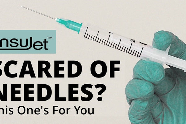 Nurse administering a needle injection